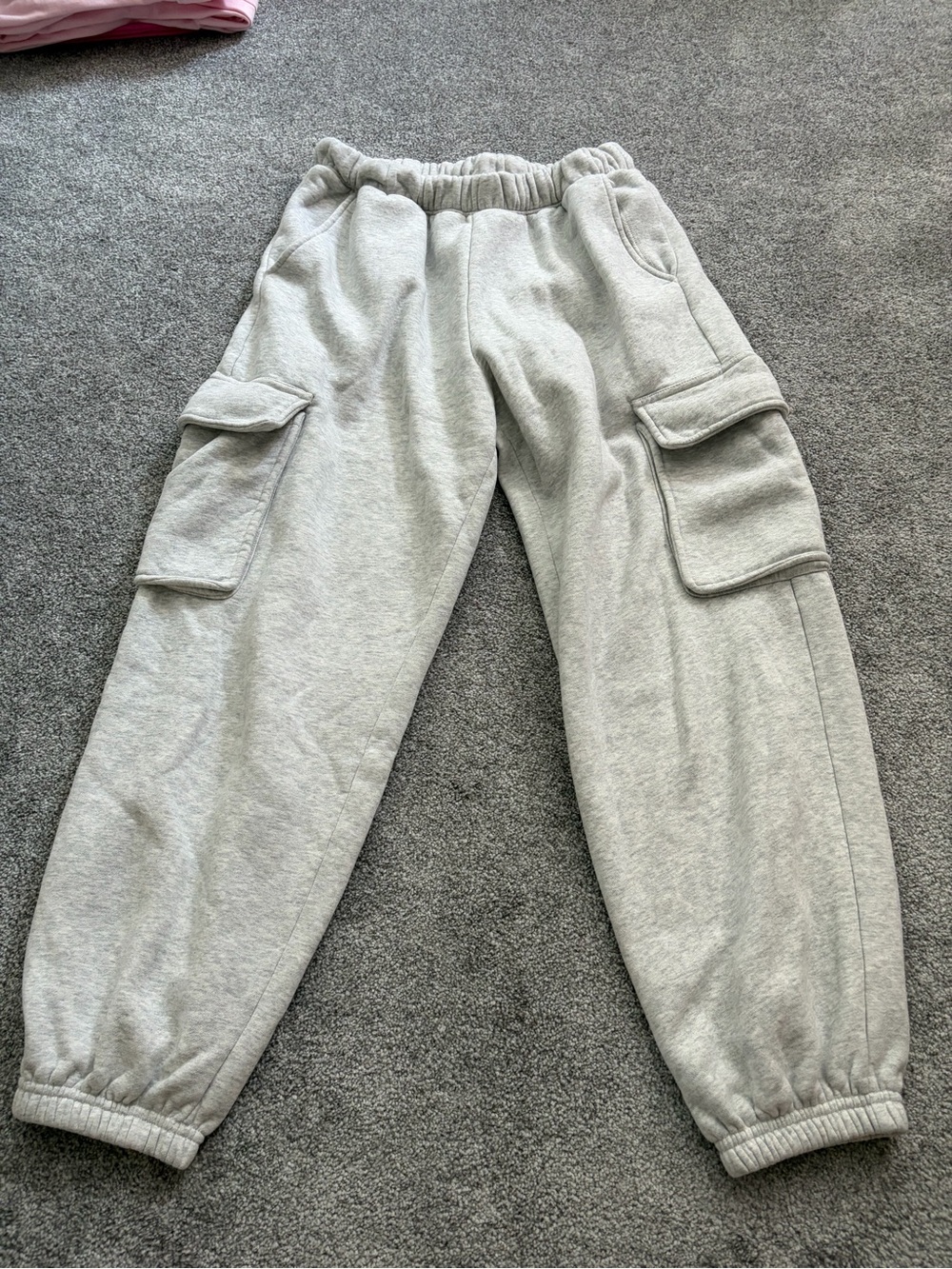 Abercrombie & Fitch Light Gray Cargo Joggers for Kids